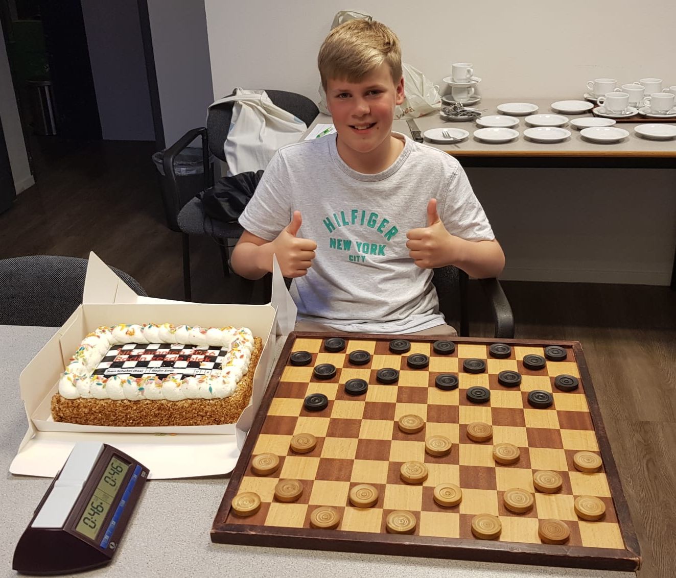 Rodin heeft een mooie overwinning behaald op Sven